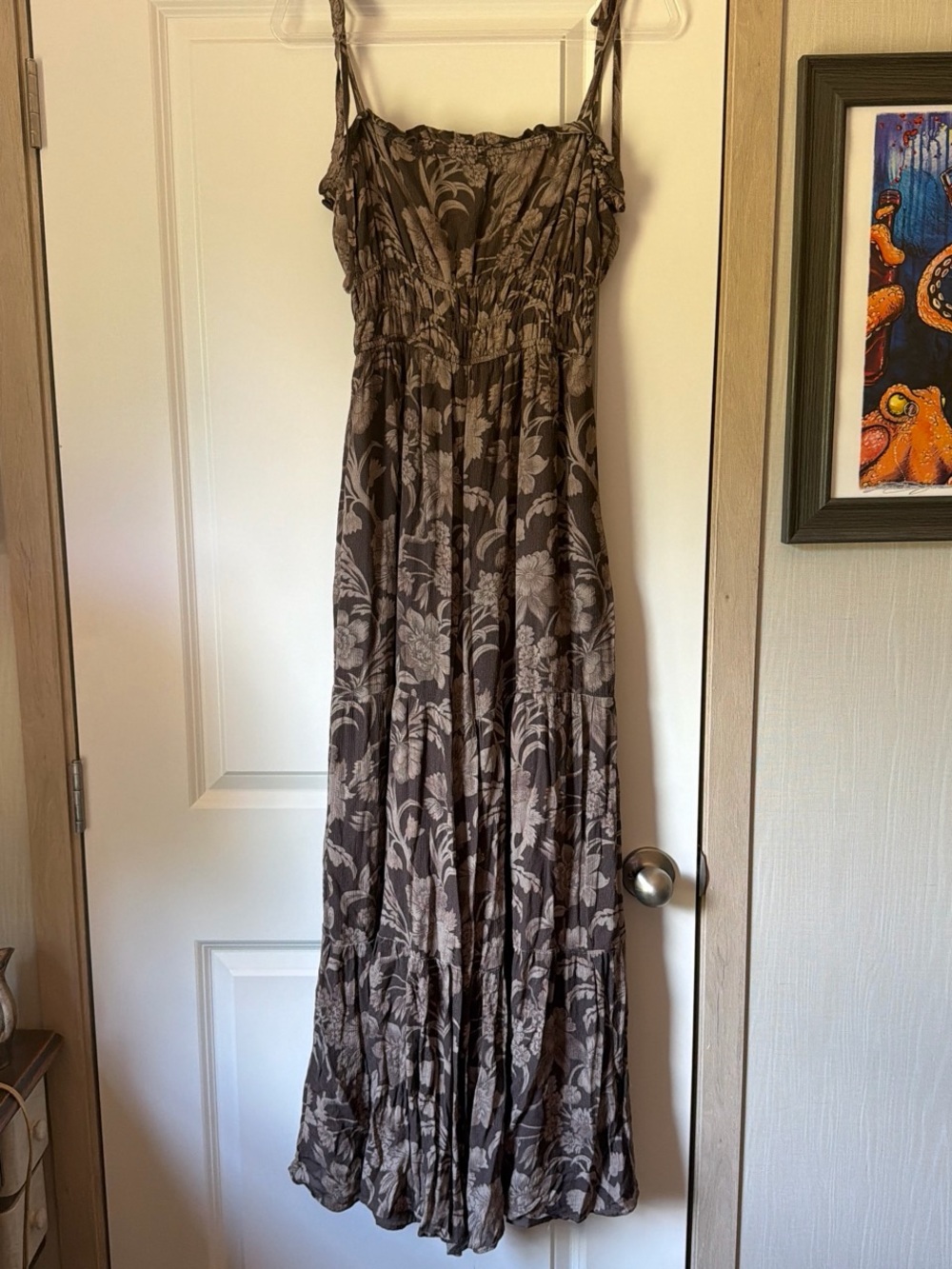 Hutch Brown Floral Wide Leg Jumpsuit